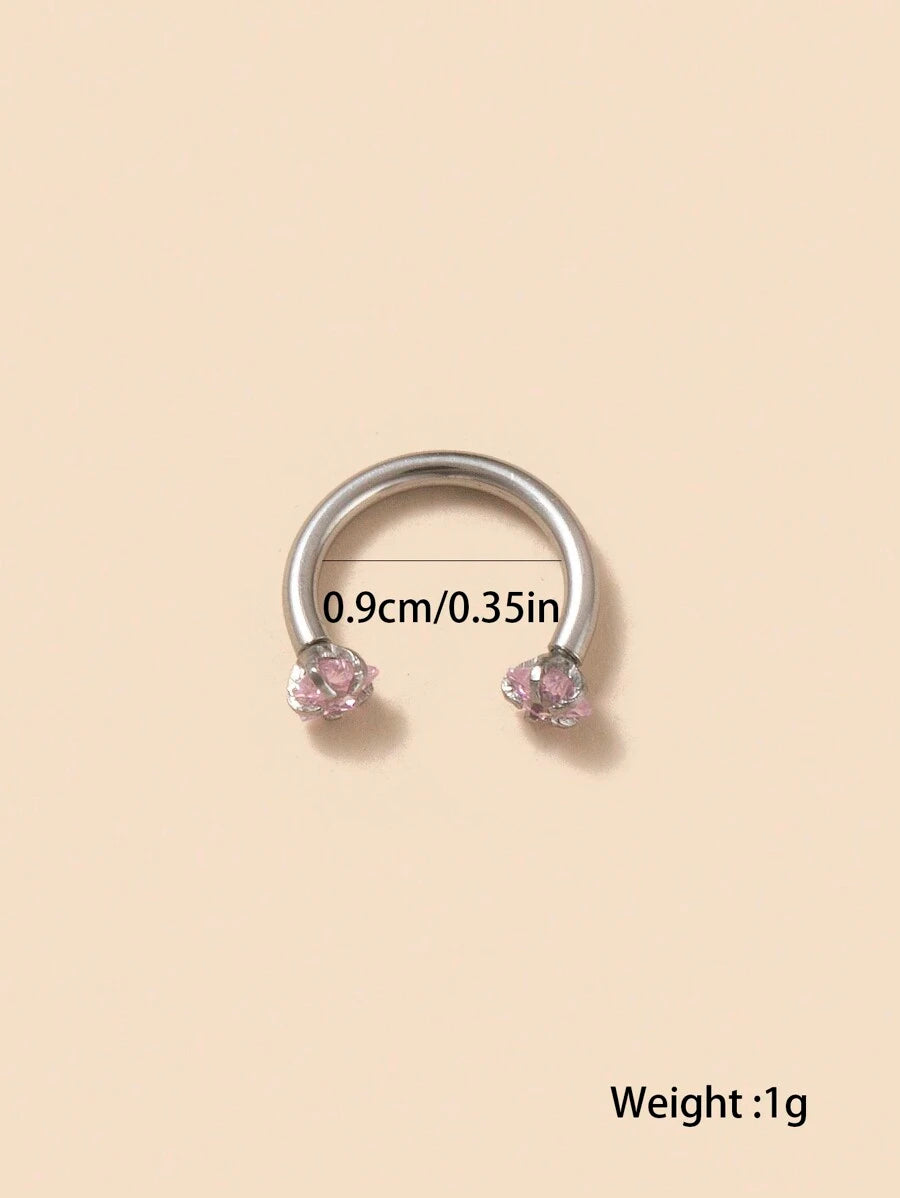 15287 1b-052 1 Pieza Anillo De Nariz Elegante