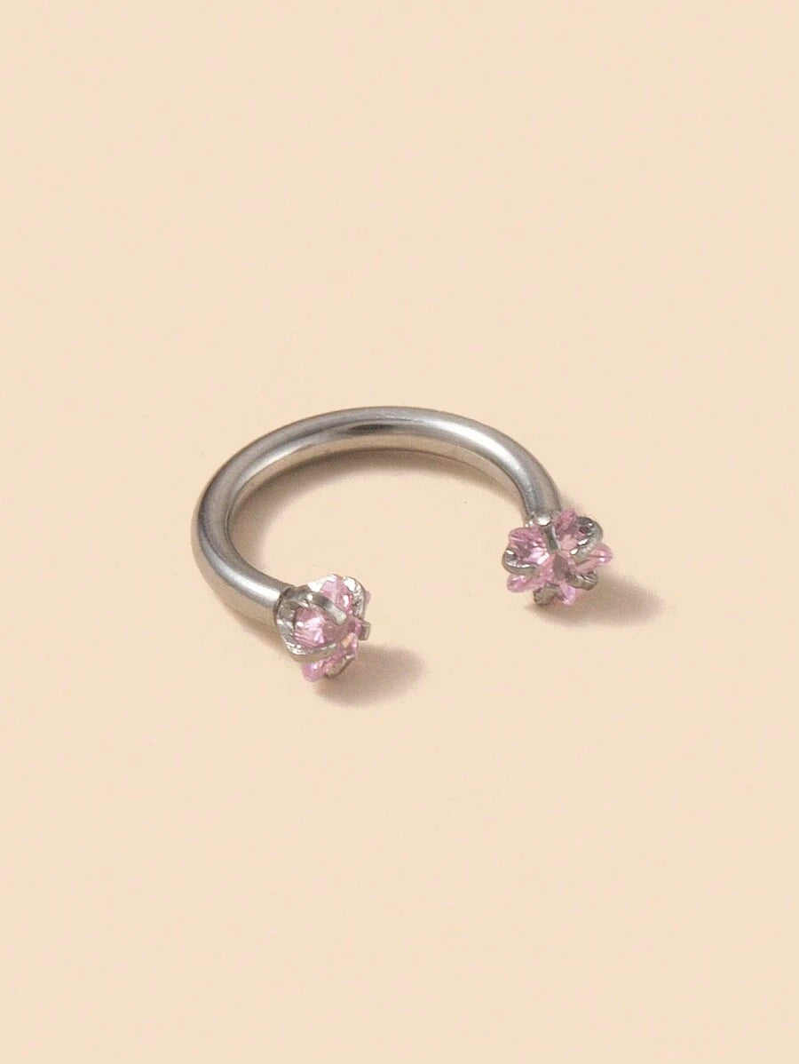 15287 1b-052 1 Pieza Anillo De Nariz Elegante
