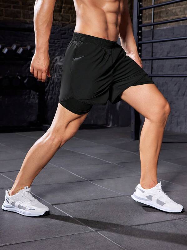 7987 1t-006 Shorts deportivos unicolor 1 pza