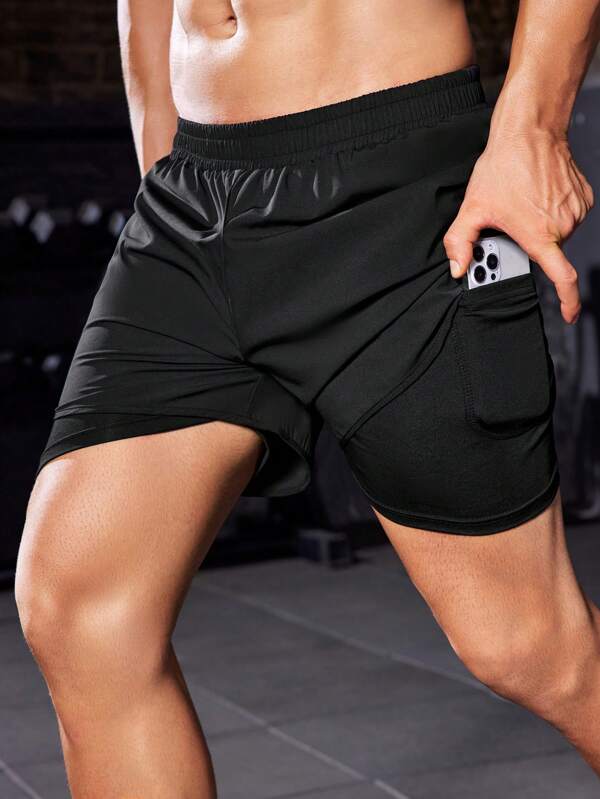 7987 1t-006 Shorts deportivos unicolor 1 pza