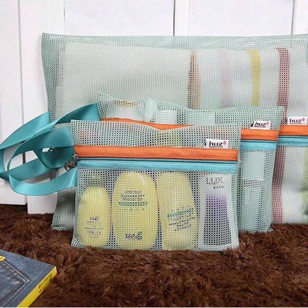 14813 1c-025 Juego de bolsas de almacenamiento de viaje de nilón 4 piezas