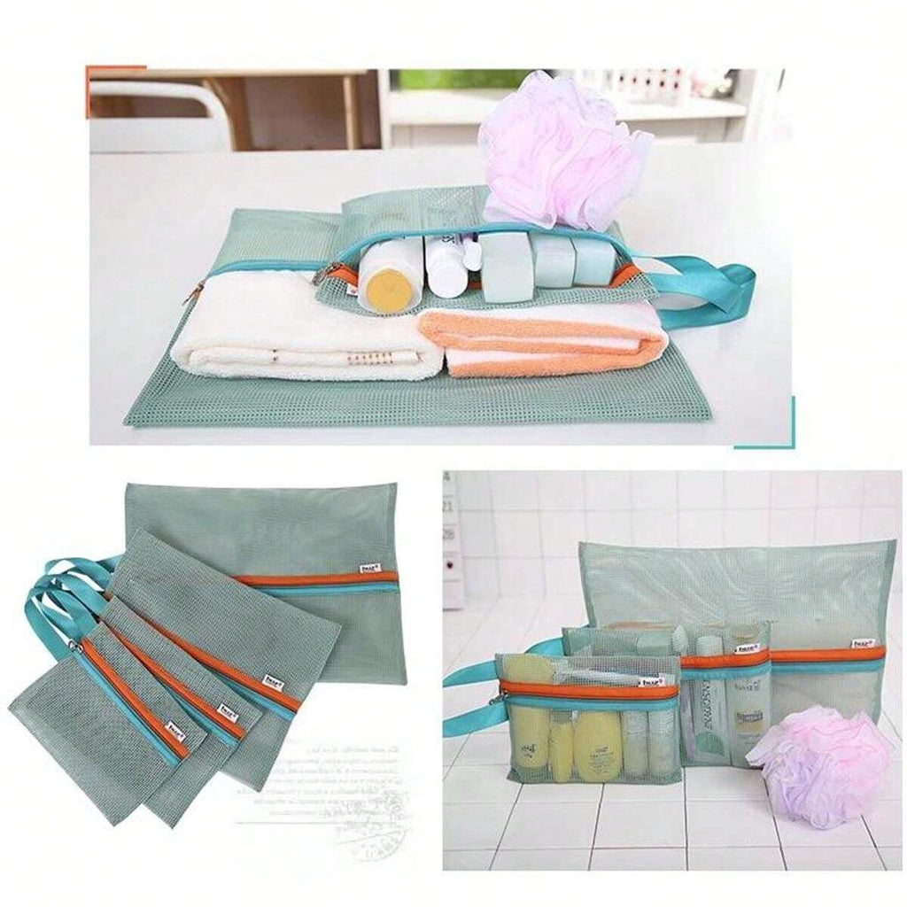 14813 1c-025 Juego de bolsas de almacenamiento de viaje de nilón 4 piezas