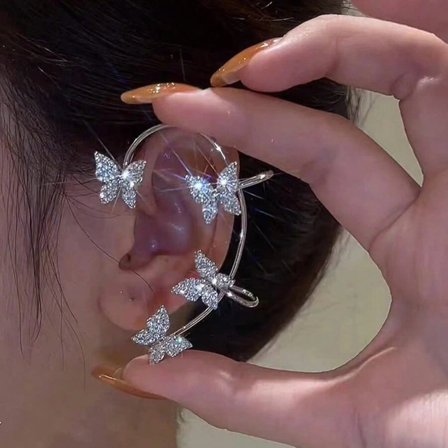 14311 1b-05-07 Aretes Diseño Mariposas 1 Pza