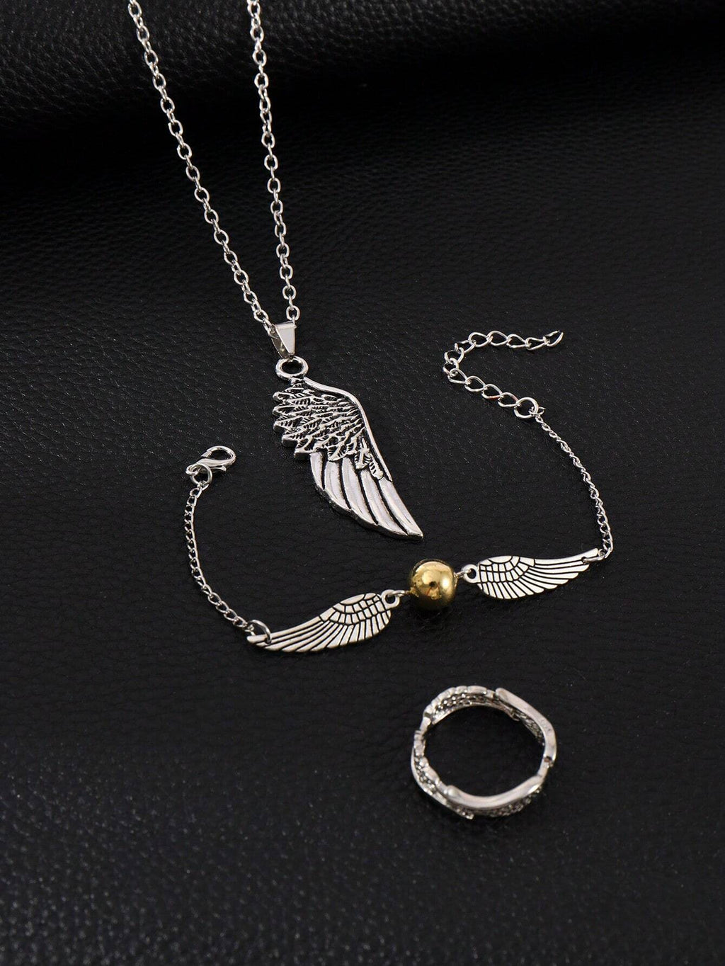 9479 1b-030 Set Colgante 3 Piezas De Alas De Aleación De Hierro