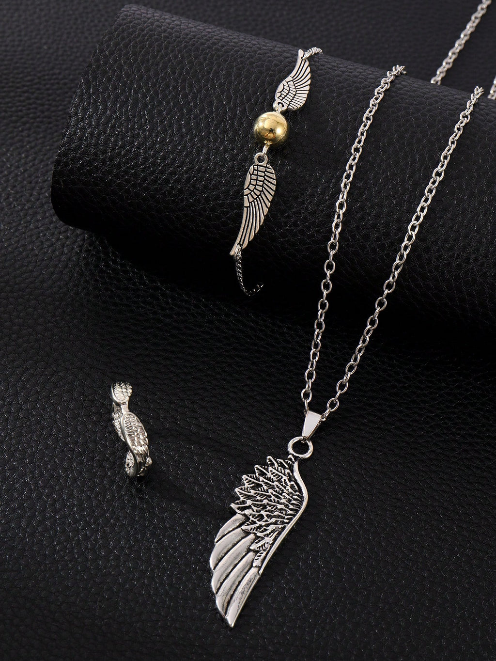 9479 1b-030 Set Colgante 3 Piezas De Alas De Aleación De Hierro