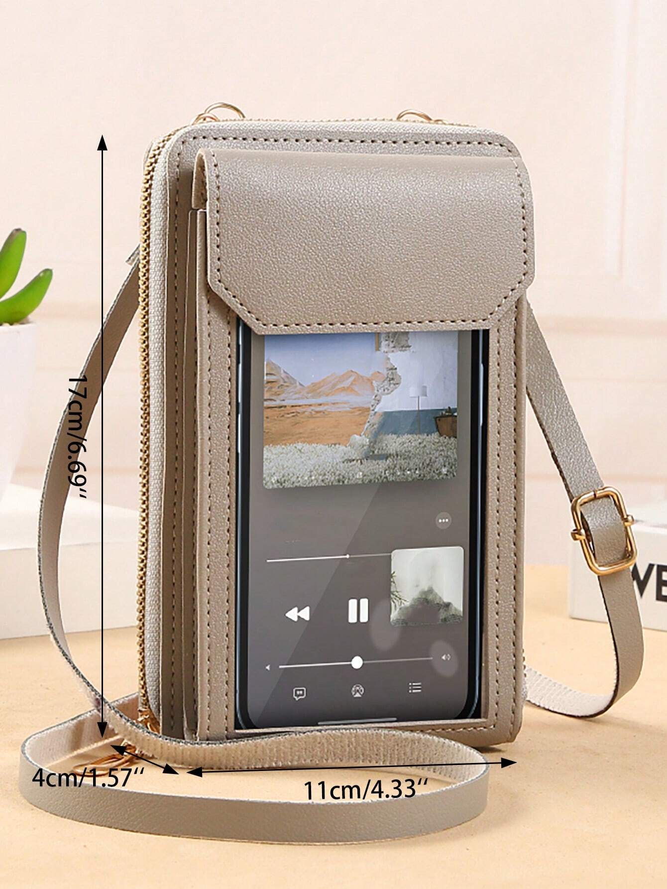 5293 1c-022 Pequeño Bolso De Hombro De Teléfono Móvil Cruzado Para Mujer