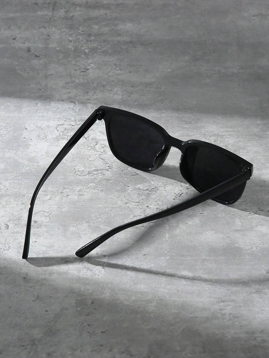 8546 a01-12 Una Pieza Gafas De Sol Cuadradas Y Elegantes Y2k Unisex