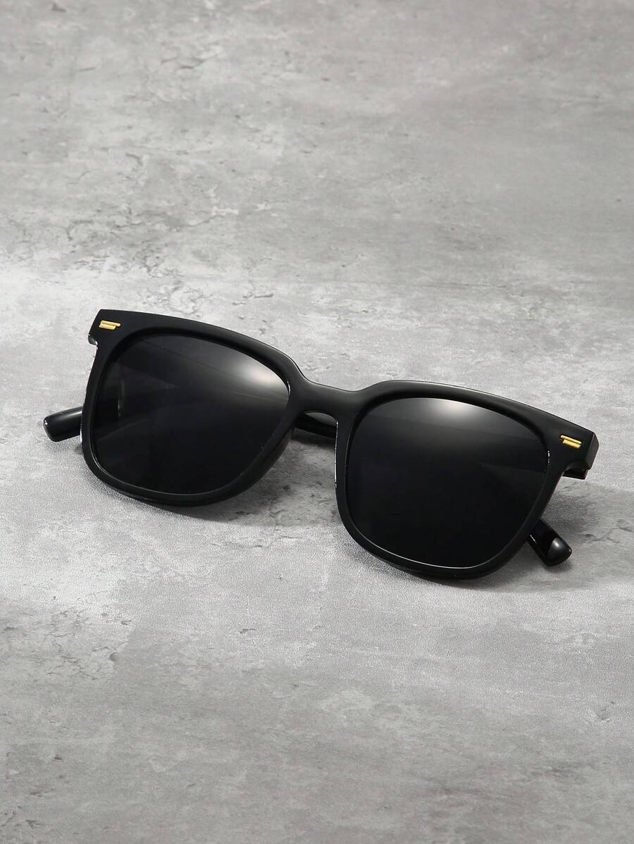 8546 a01-12 Una Pieza Gafas De Sol Cuadradas Y Elegantes Y2k Unisex