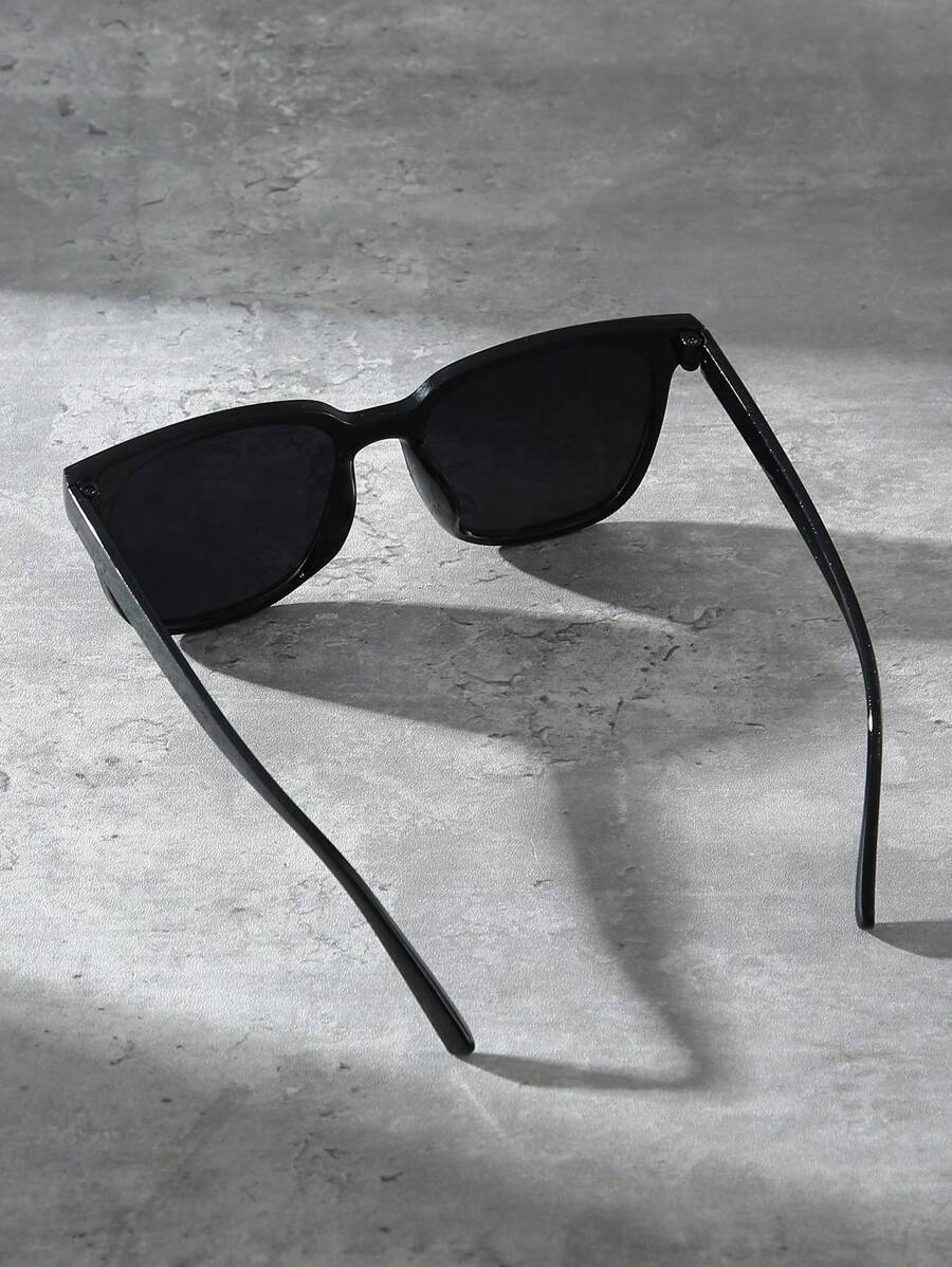 8546 a01-12 Una Pieza Gafas De Sol Cuadradas Y Elegantes Y2k Unisex