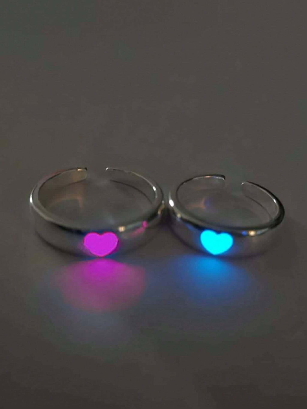 14983 1b-033 Anillos Parejas Ajustables 2 Pzas