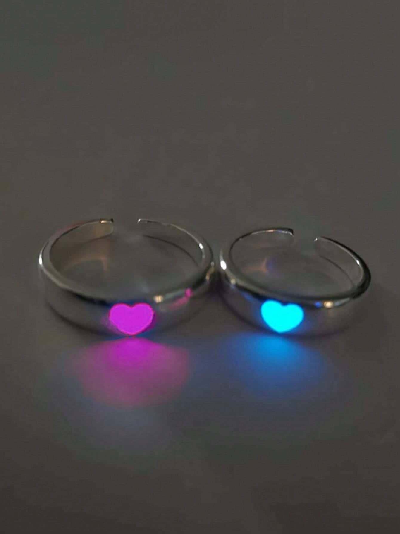 14983 1b-033 Anillos Parejas Ajustables 2 Pzas