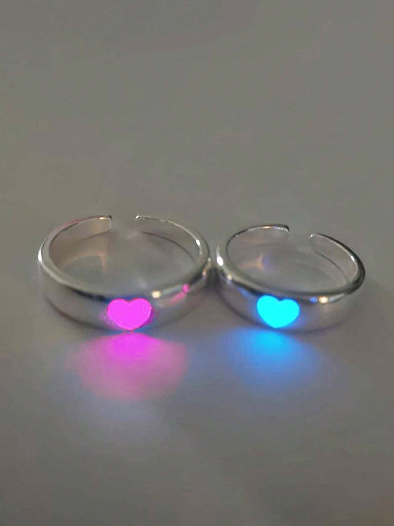 14983 1b-033 Anillos Parejas Ajustables 2 Pzas