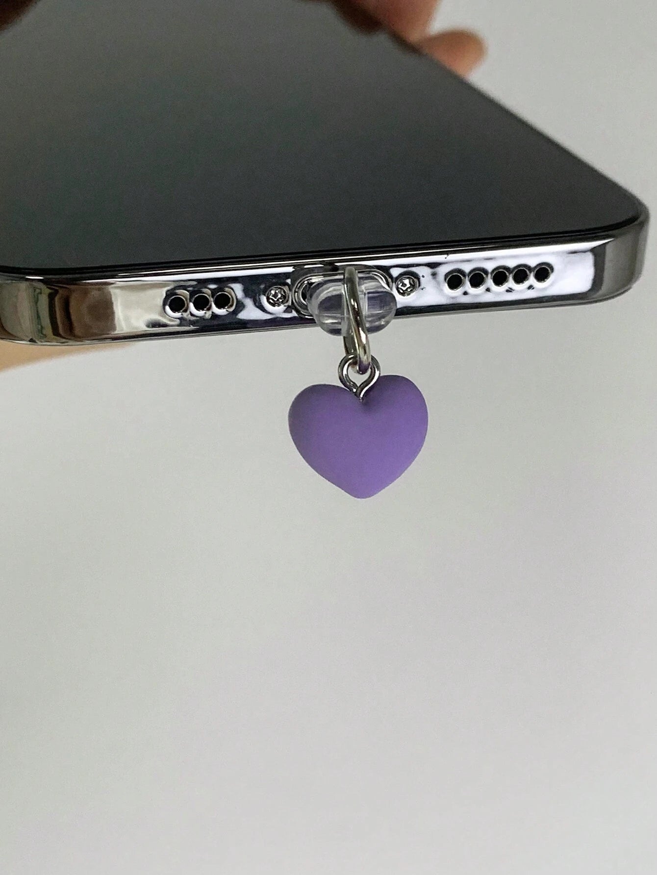 7119 b03-11 Una Pieza Tapón Con Forma De Corazón Para El Puerto De Carga