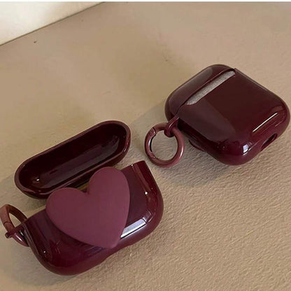 9893 1b-031 Estuche protector en forma de corazón para AirPods