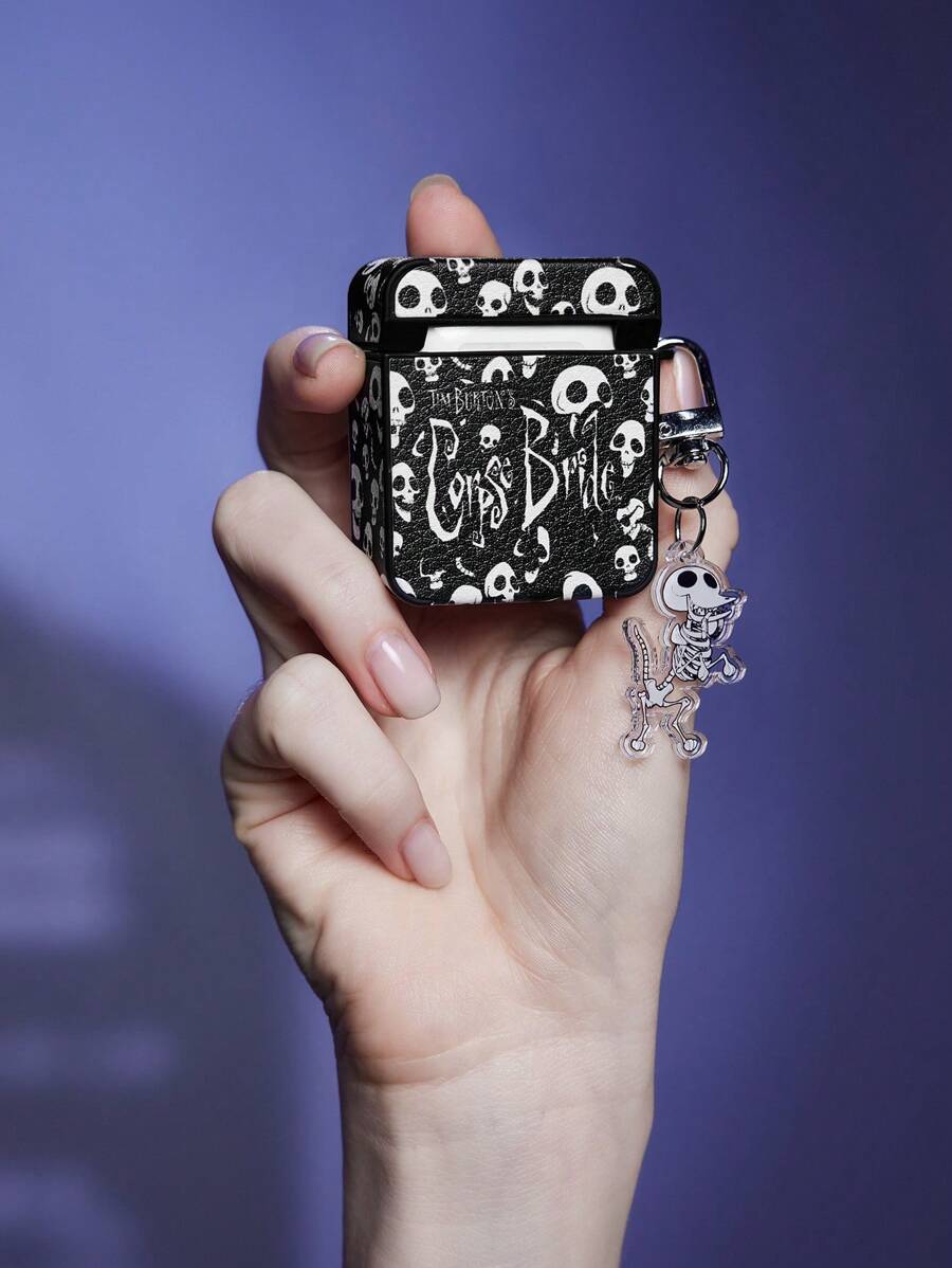 9869 2t-009 Funda para AirPods con estampado de Corpse Bride