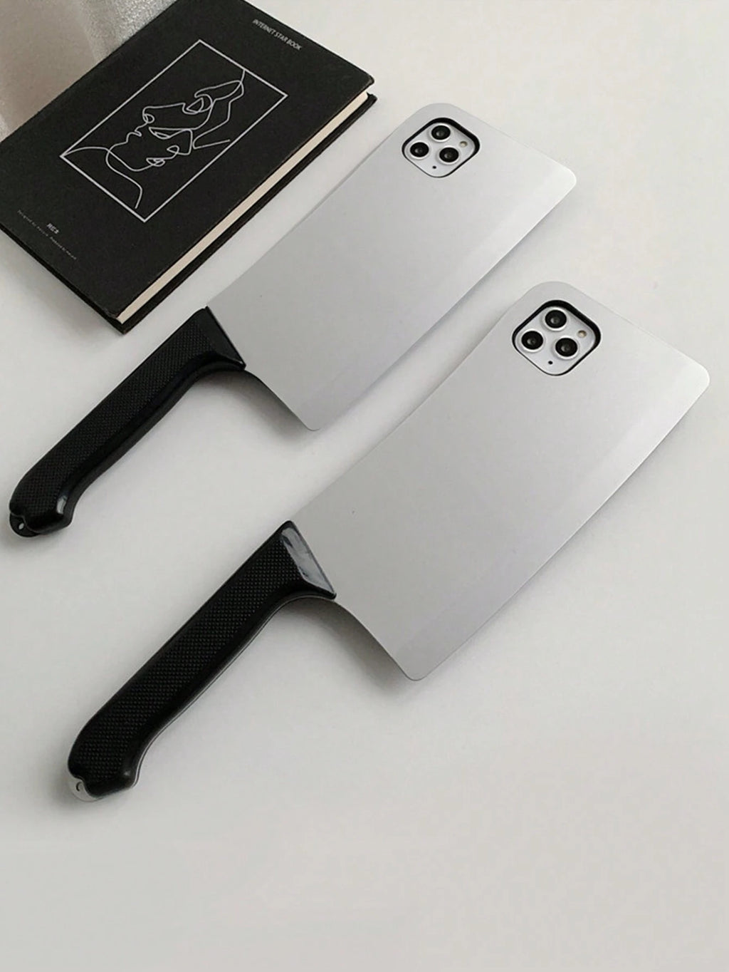 5274 2t-014 Divertida Funda De Teléfono De Silicona Tpu En Forma De Cuchillo