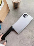 5274 2t-014 Divertida Funda De Teléfono De Silicona Tpu En Forma De Cuchillo
