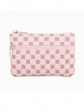 10151 1t-002 Monedero Mini Con Doble Cremallera Y Llavero Ligero