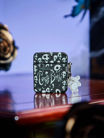 9869 2t-009 Funda para AirPods con estampado de Corpse Bride