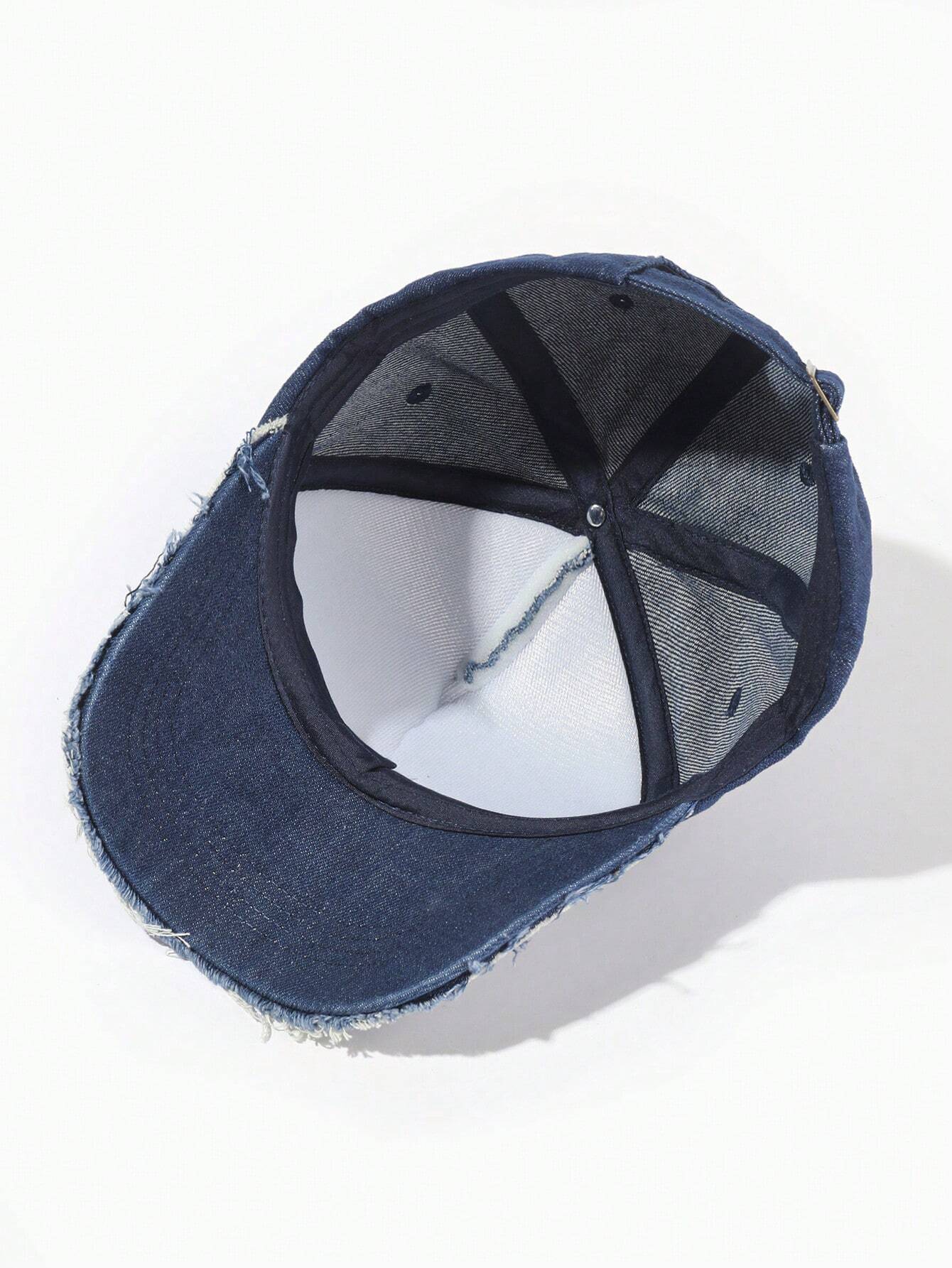 5630 2a-01-13 Gorra de béisbol exterior aplicable mezclilla roto