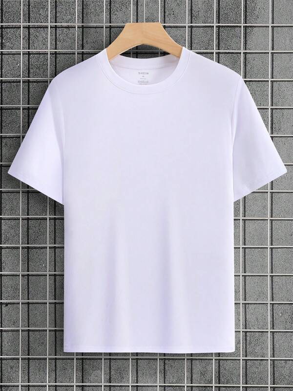 6995 1a-014 Hombres Camiseta con estampado de slogan