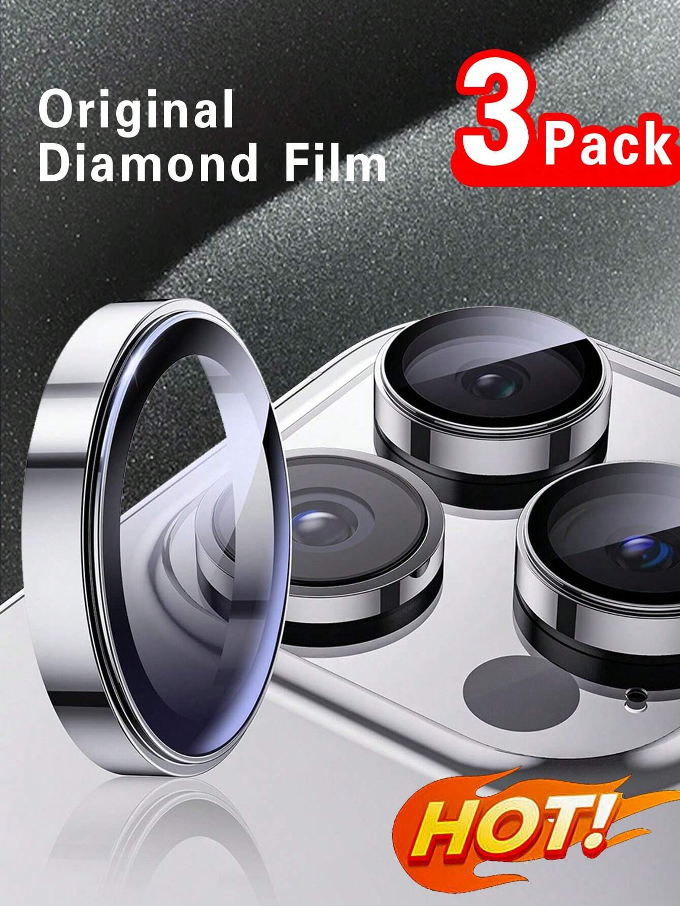 17809 2t-ProCa Protector lente de cámara 3 Pzas