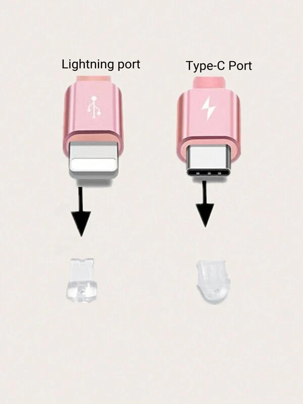 7120 2t-341 Una Pieza Tapón De Polvo Para Puerto De Carga De Teléfono Con Diseño De Araña