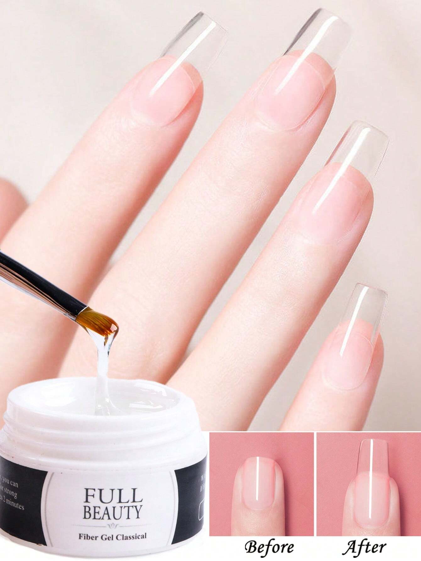 7100 1b-050 Gel De Uñas Acrílico Uv De 15ml