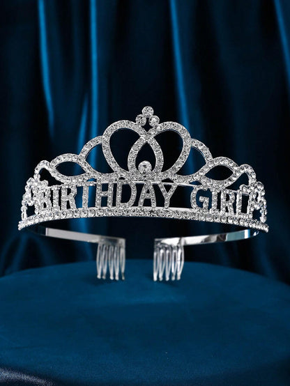 19038 1c-013 Corona de letras 'Birthday Girl' 1 Pza