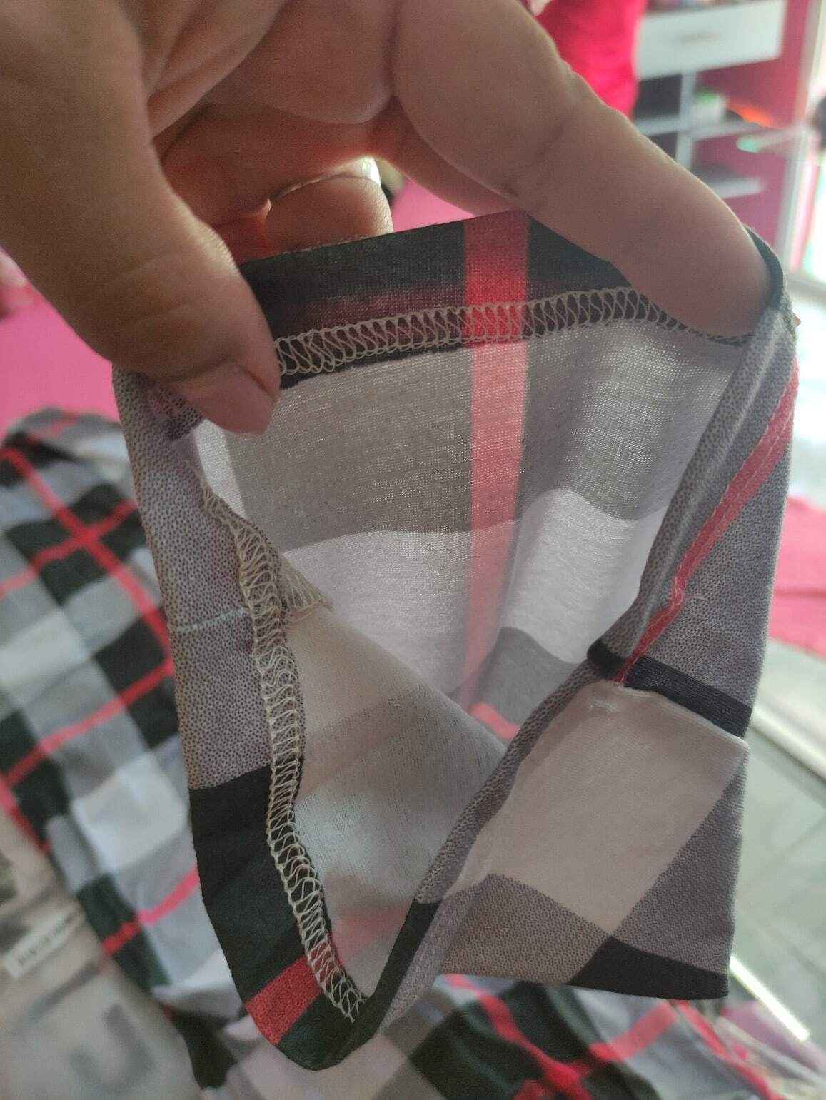6938 1t-006 Hombres 1 pieza Pantalones con estampado de cuadros
