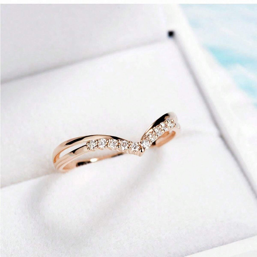 10607 2b-01-06 Anillo De Moda Femenina De Acero Inoxidable