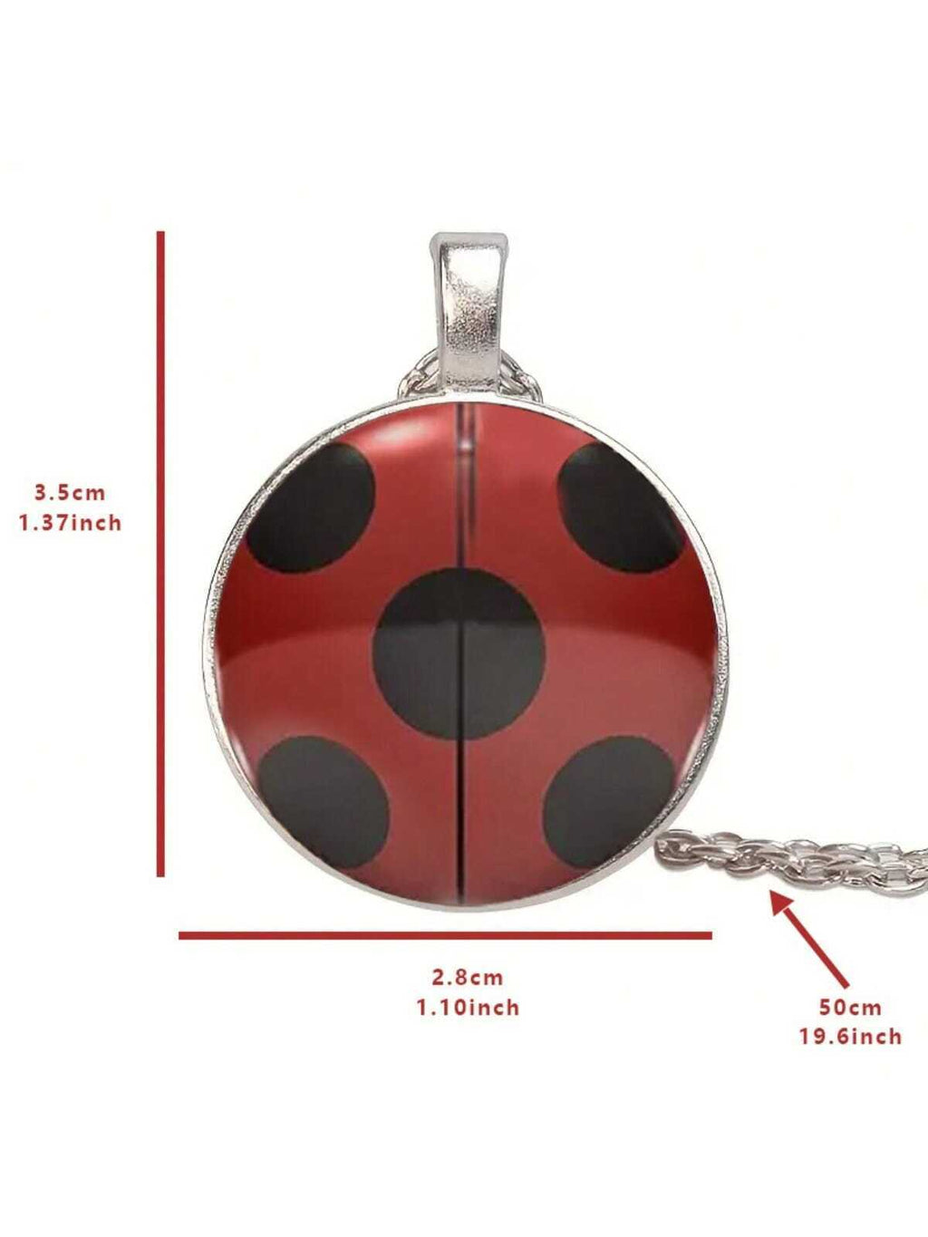 16643 1b-037 Collar Colgante Dije De Escarabajo Para Niños 1 Pza
