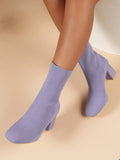 7745 1c-026 Botas De Moda Tejidas Para Mujer