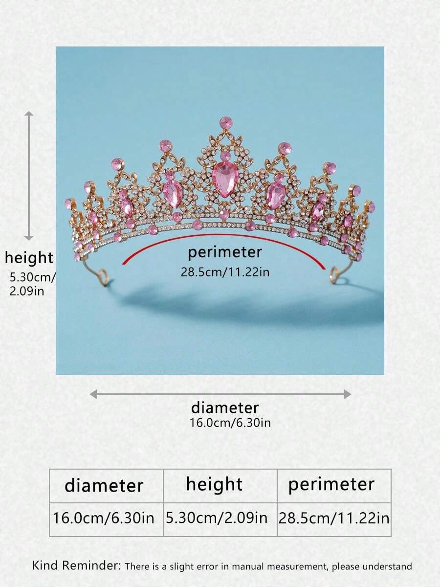 7642 a08-11 diadema de corona de moda adecuada para el accesorio para el cabello de fiesta de boda de mujer