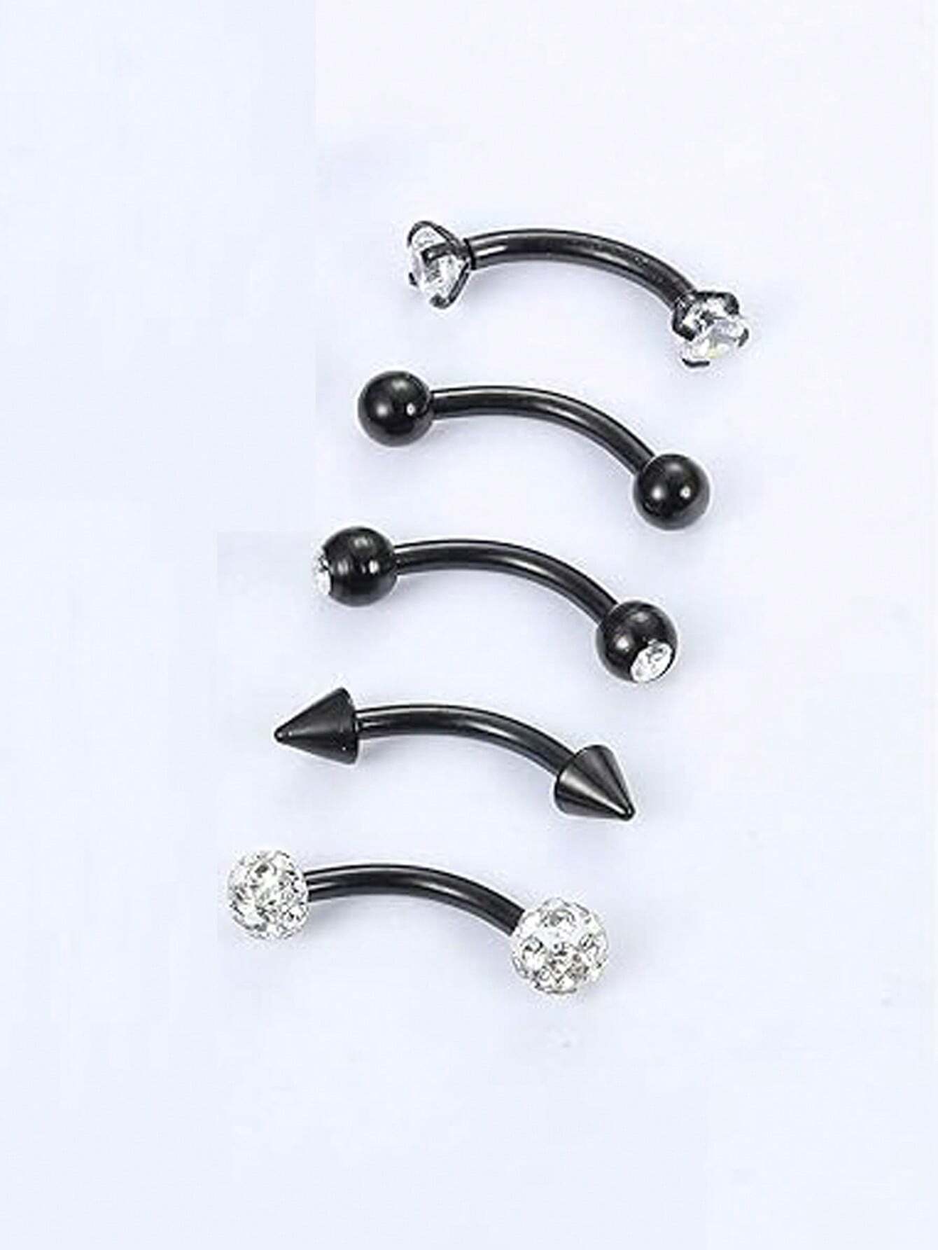 12014 1b-022 Piercing para cejas 5 Pzas