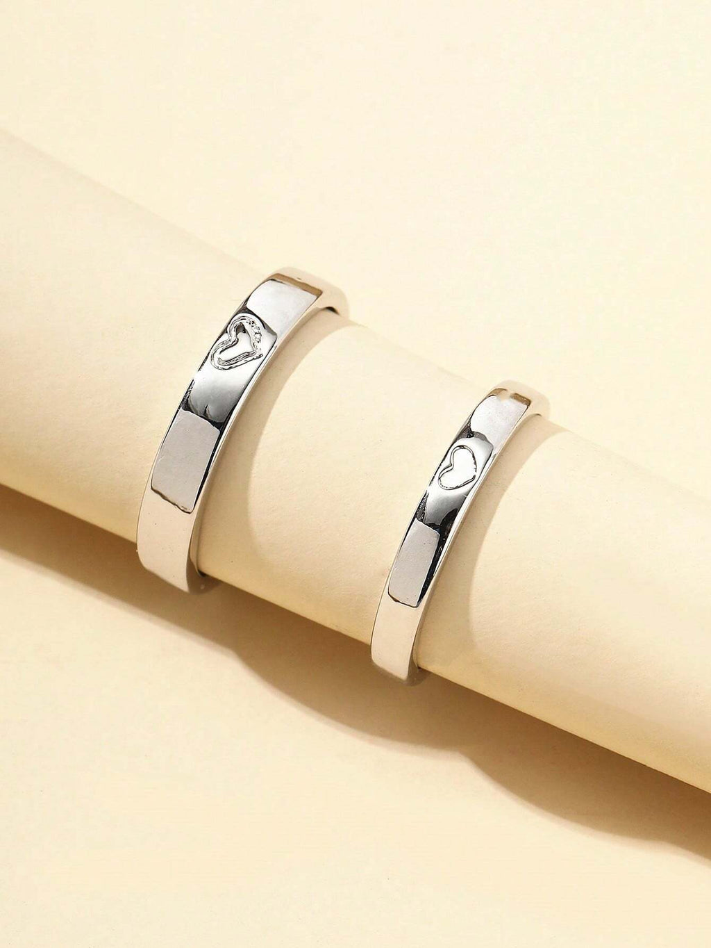 13208 2b-02-01 Comjunto de Anillos Parejas 2 Pzas