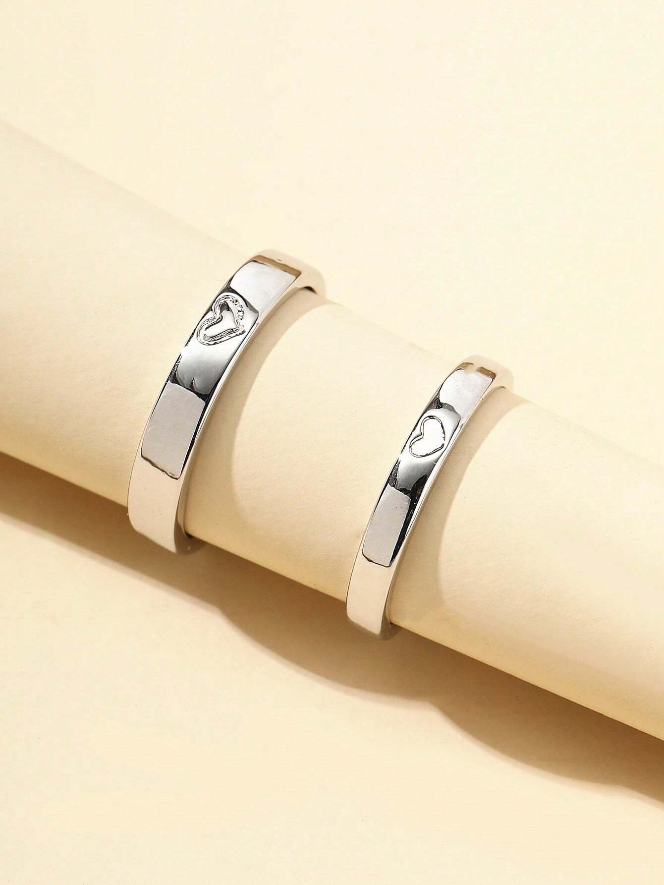 13208 2b-02-01 Comjunto de Anillos Parejas 2 Pzas