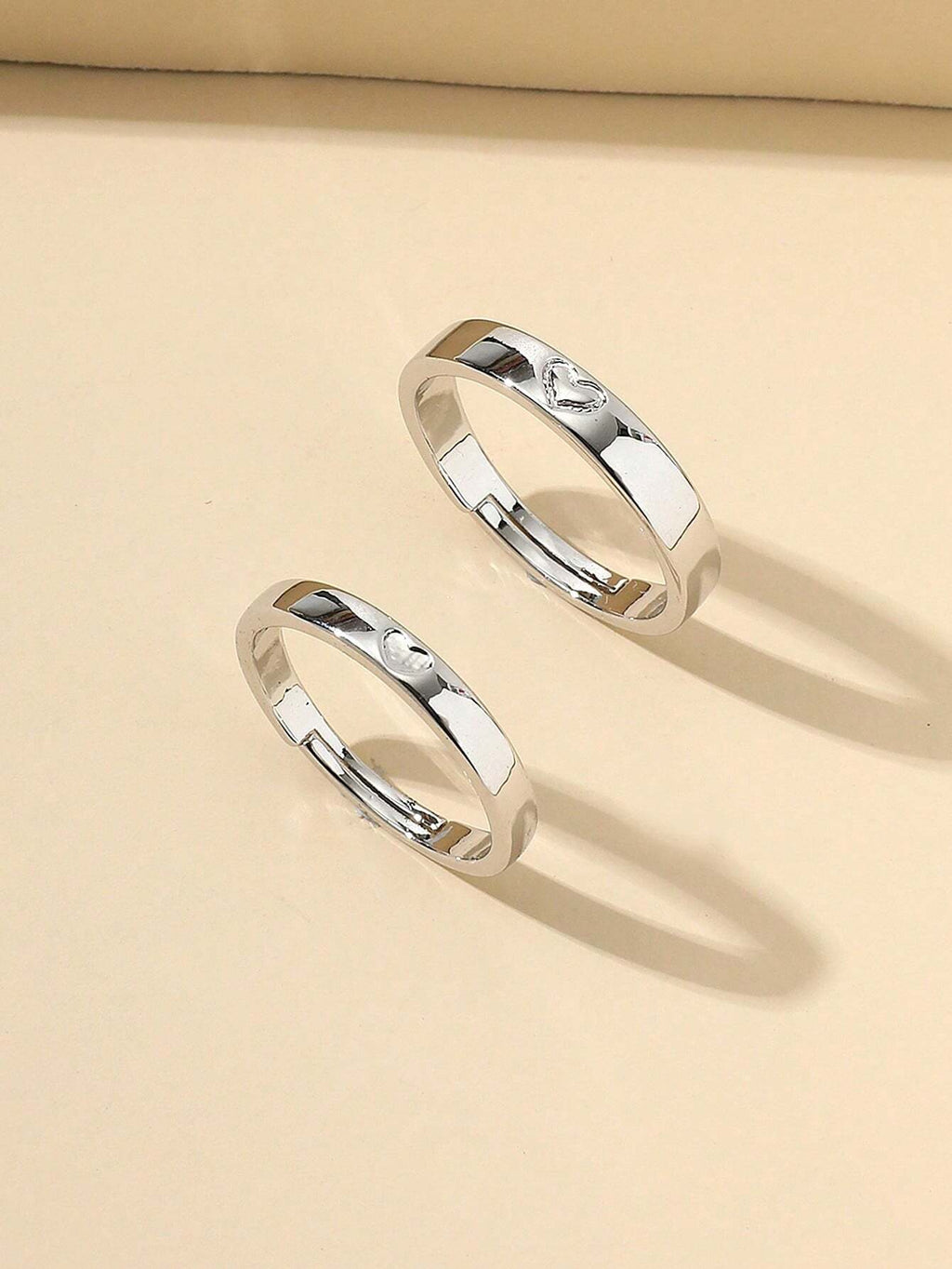 13208 2b-02-01 Comjunto de Anillos Parejas 2 Pzas