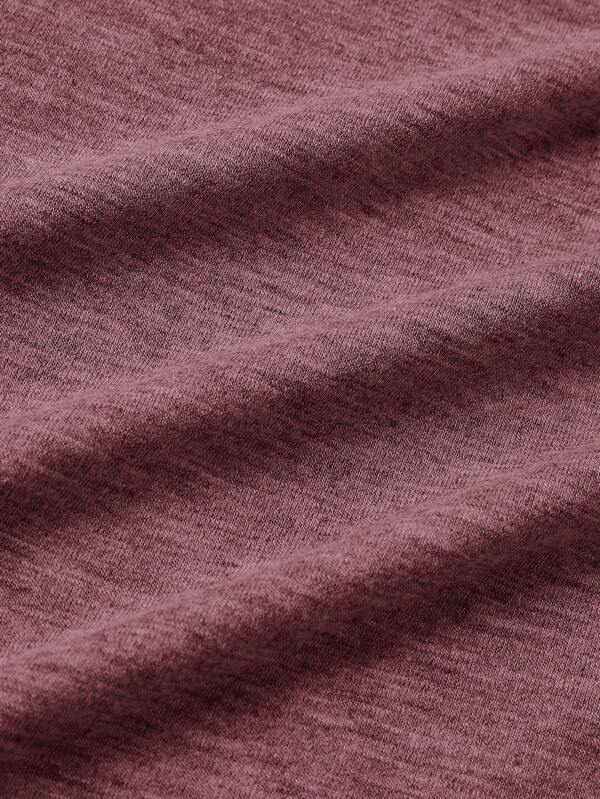 6717 1t-006 Camiseta unicolor de cuello cisne