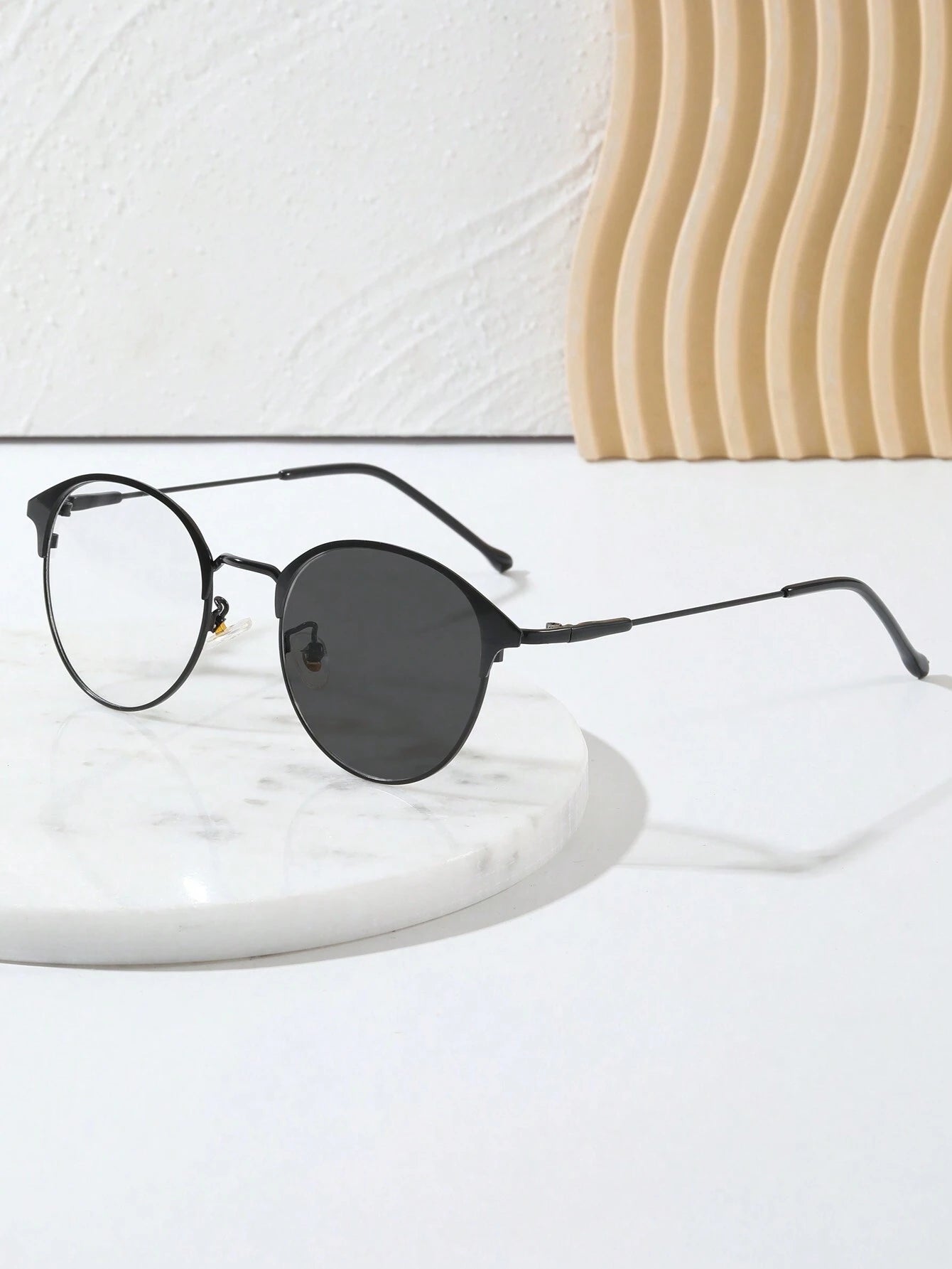 16847 1l-385 Gafas redondas metálicas 1 Pza