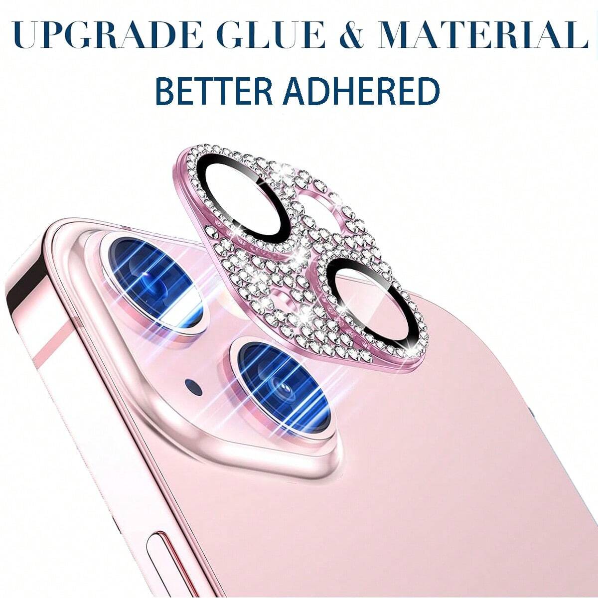 9183 2t-ProCa Protector De Lente De Cámara Con Diamantes De Imitación