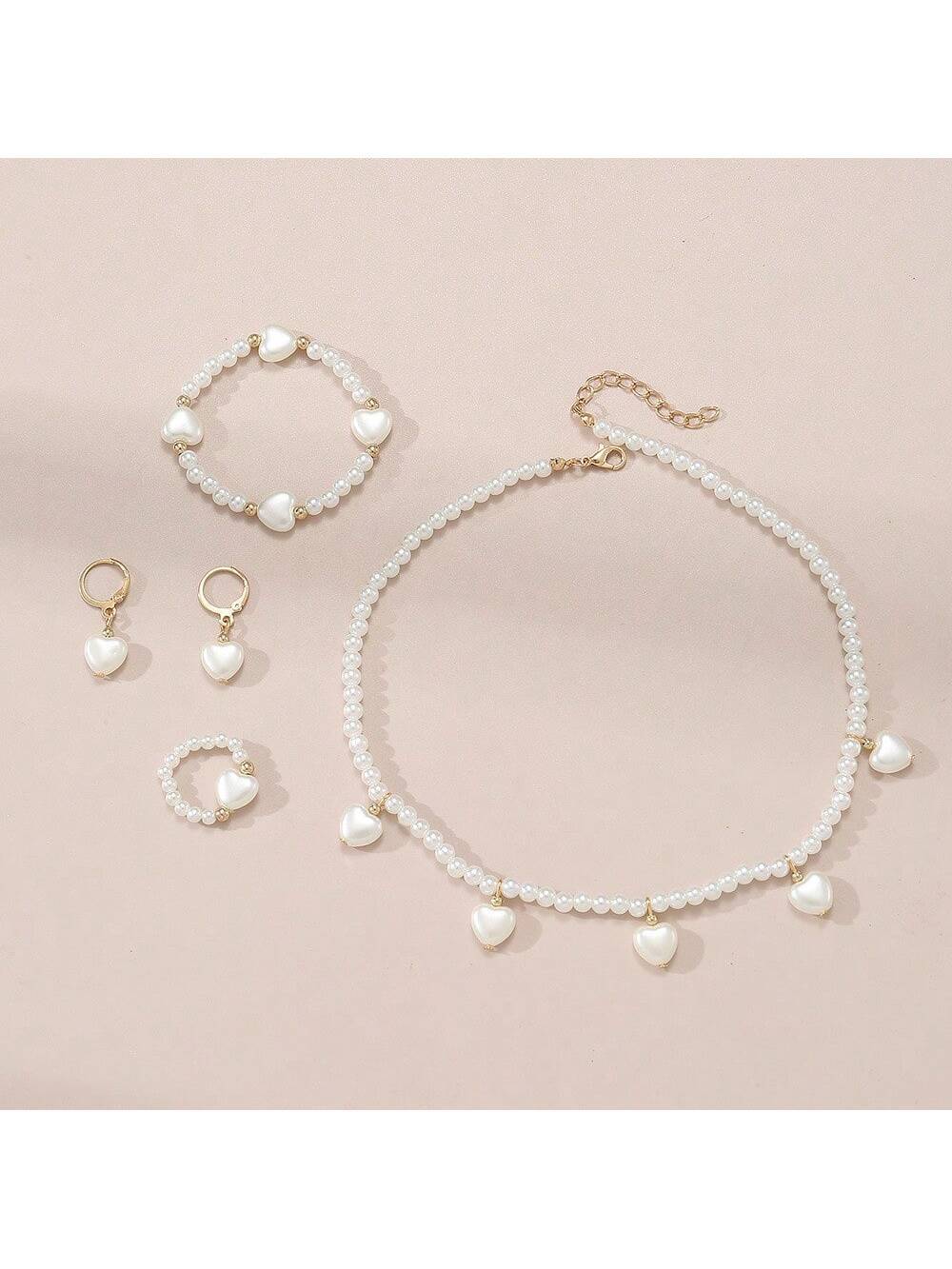 14342 1b-05-07 Conjunto De Joyas 4 Pzas