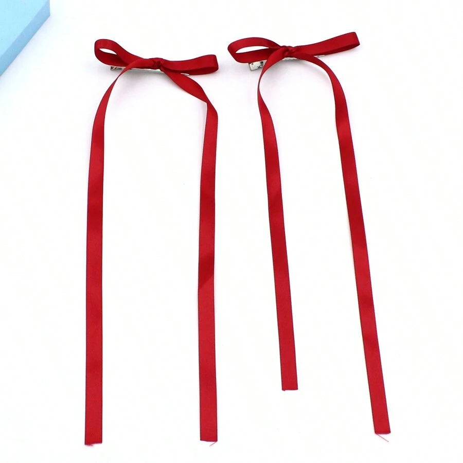 10092 1b-049 conjunto dos piezas Horquilla con diseño de lazo