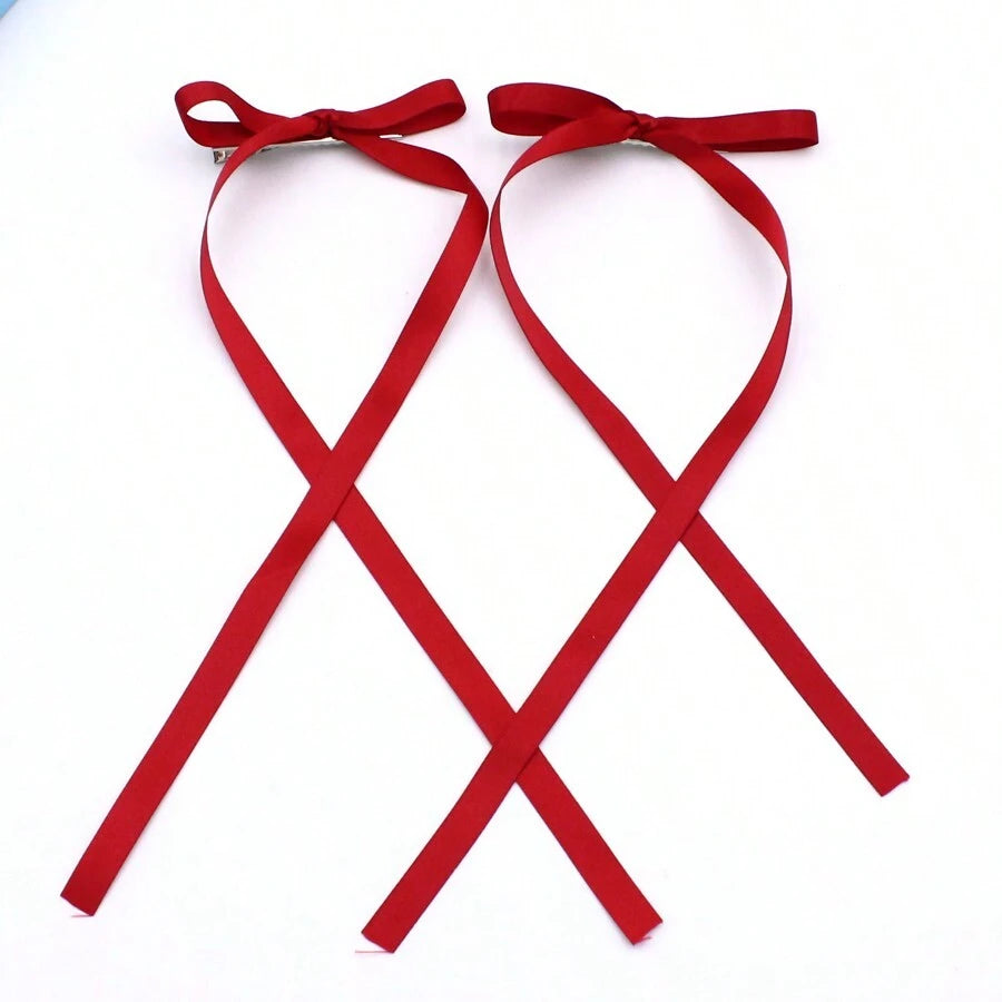 10092 1b-049 conjunto dos piezas Horquilla con diseño de lazo