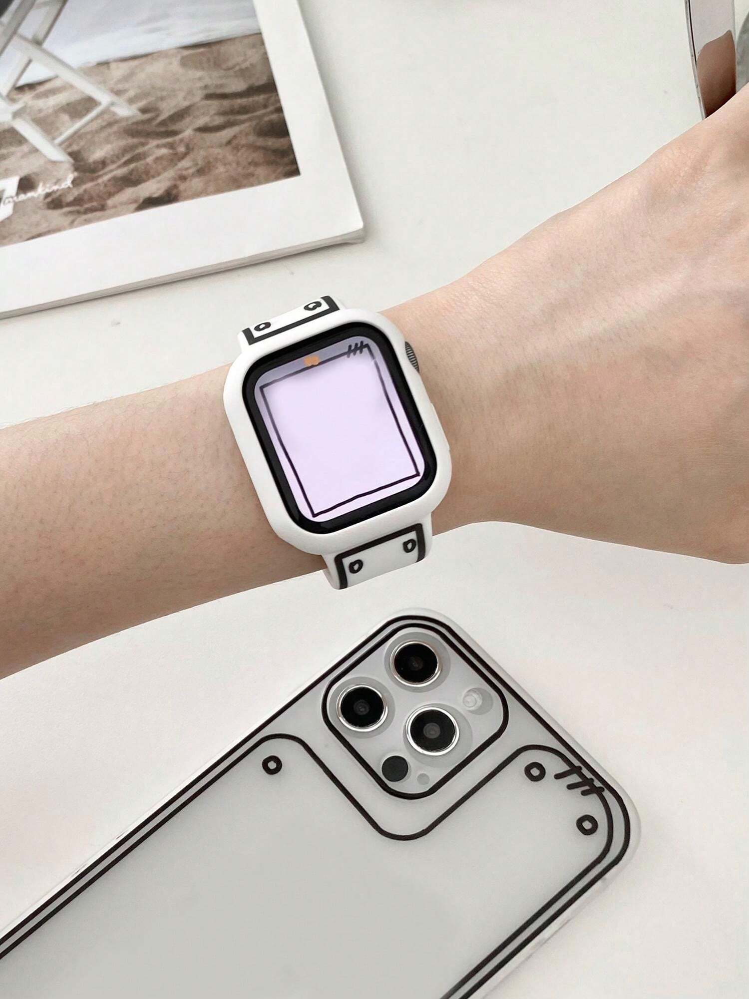 12327 2t-004 Banda de reloj B/N 1 Pza