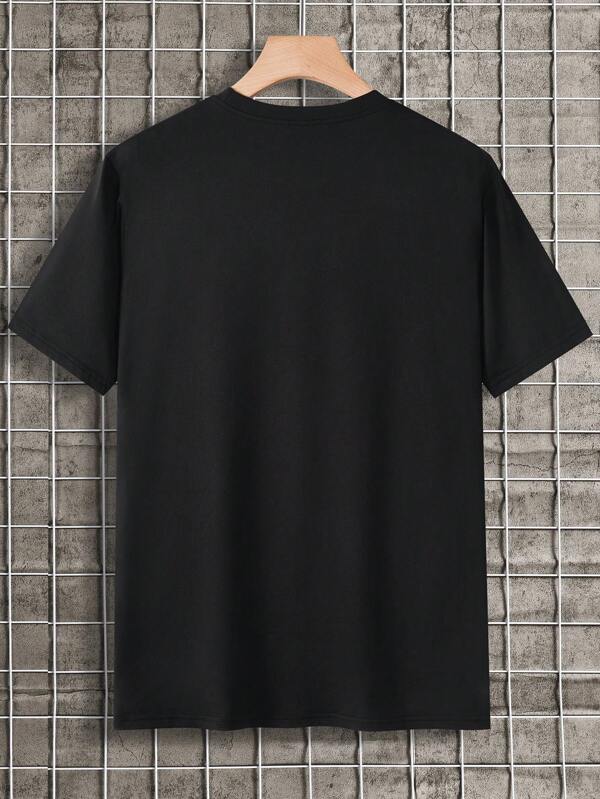 7810 1t-396 Camiseta puente & con estampado de letra