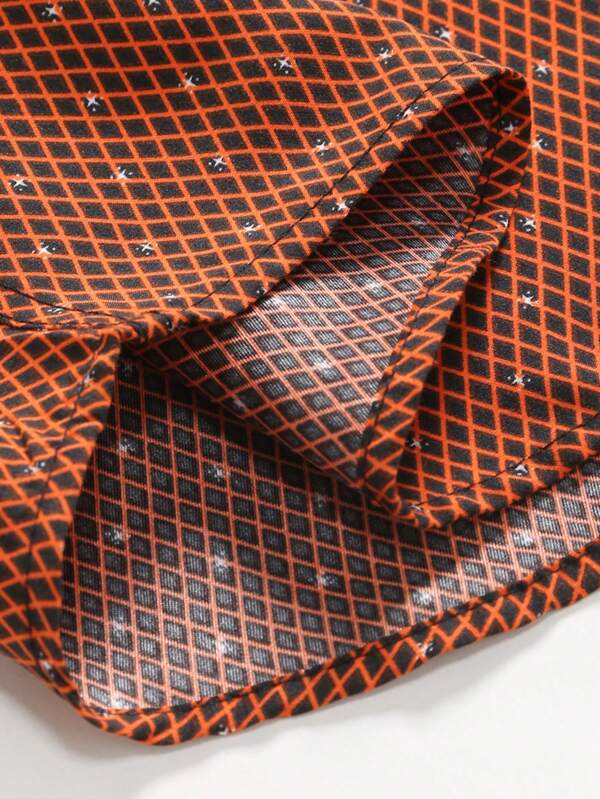 7632 1t-006 Camisa con estampado con botón