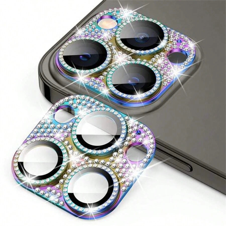 14034 2b-02-12 Protector de lente de cámara Bling compatible