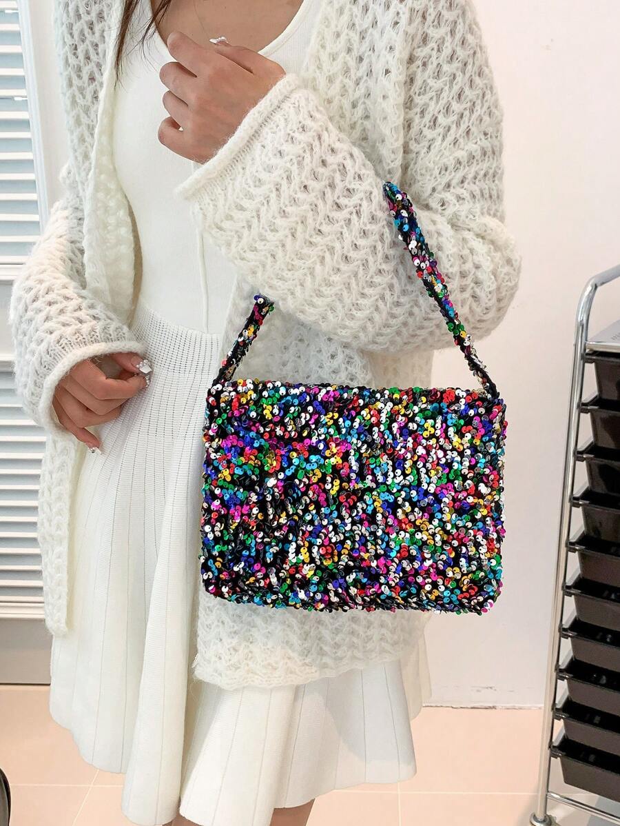 14812 1t-002 Bolso De Lentejuelas 1 Pieza Con Lentejuelas