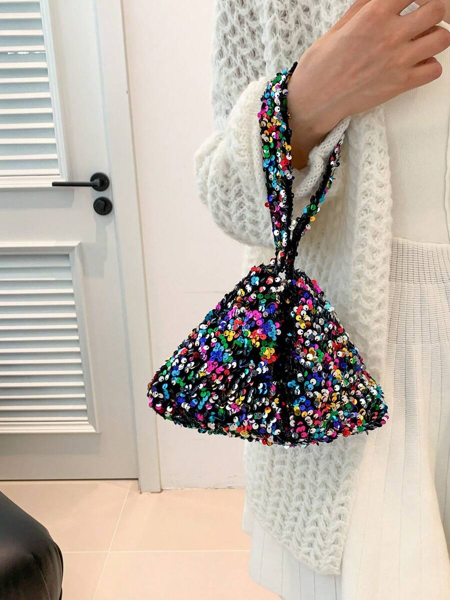 14812 1t-002 Bolso De Lentejuelas 1 Pieza Con Lentejuelas